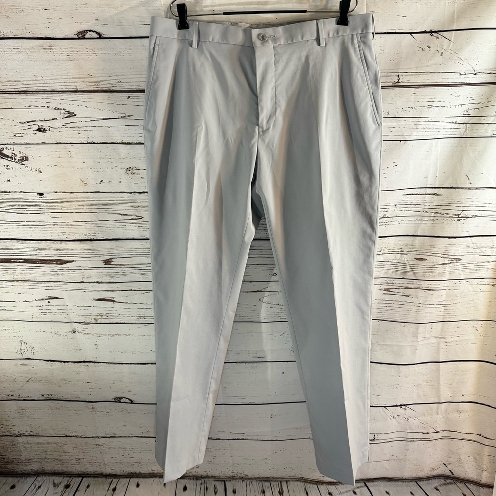 Jos A Bank Leadbetter Golf Pants Gray 38x32